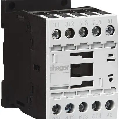 Contacteur de puissance Hager 4P 22A à AC-1 tension de bobine 230VAC 