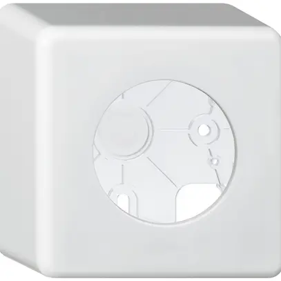 Boîtier AP basico blanc h=54mm Ø43mm 