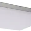 Plafonnier/applique LED SLICE SQUARE 4 38W, 3000K, 2600lm, réglable, argent 