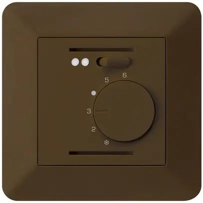 Termostato ambiente INC kallysto.trend marrone per riscaldamento pavimento 