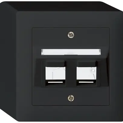 Kit de montage AP kallysto 2×Keystone noir 