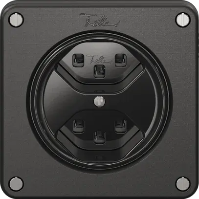 Prise NEVO, 2×T23, noir 