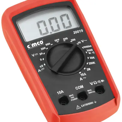 Digital-Multimeter CIMCO Standard DIN0411 VDE CAT III 600V 