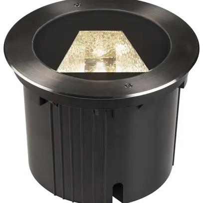 EB-LED-Bodenleuchte SLV DASAR 270 ASYM 30W 2000lm 3000K IP67/65 Edelstahl 