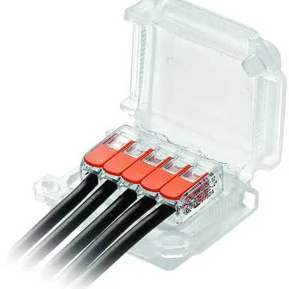 Manicotto di giunzione Raytech HAPPYJOINT5 con gel 5×1…4mm² IPX8 45×37×24mm 