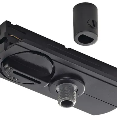 Adaptateur pour luminaire suspendu SLV pour rail conducteur 1-phase, noir 