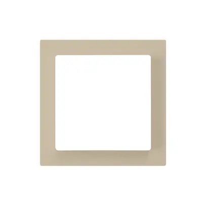 Placca frontale kallysto beige 60×60mm per interruttore pulsante 