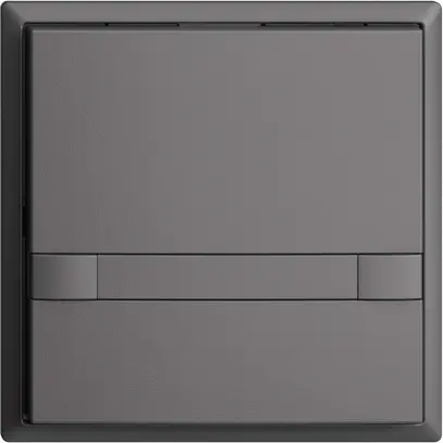 Pulsante INC KNX 1×EDIZIOdue colore grigio scuro RGB senza LED con inserto carta 