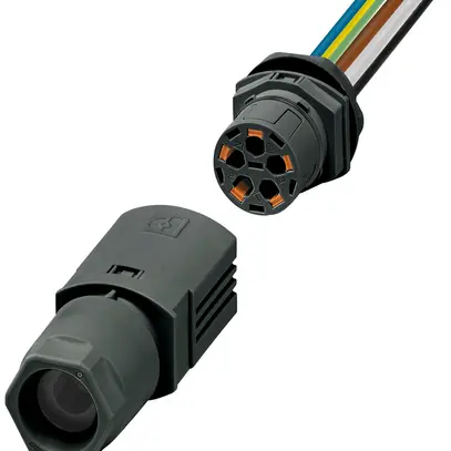 Passage de paroi PX IPD WD fiche terrain 5P 16A 450V M25 no IP66 0.5m 