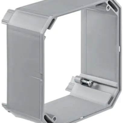Cadre de réhaussement HSB 115×115×50mm pour boîte de dérivation, sans halogène 