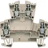 Borne multi-étage Weidmüller WDK ZQV connexion à vis 2.5mm² 2 étages beige 