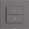 Poussoir scène 2 scènes vertical/2T Edue Wiser gris foncé 
