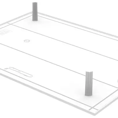 Placca di copertura per Multibox Compact 272×202mm bianco 