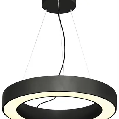 Luminaire suspendu LED SLV MEDO RING 60 DALI 34W 2000lm 3000K Ø600×80mm noir 