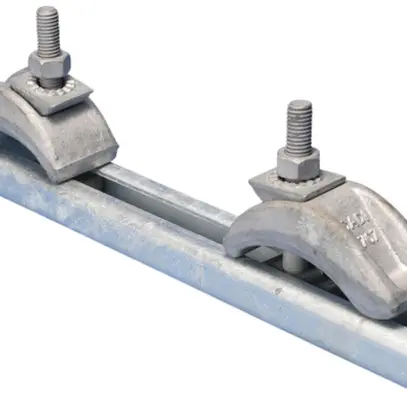 Crampon pour poutrelle Caddy 5000 300mm rebord 3…30mm, zingué à chaud 