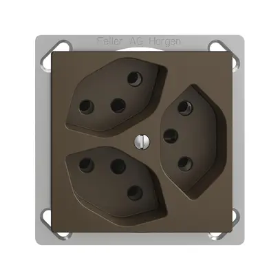 Prise INC EDIZIOdue 3×T13 coffee 