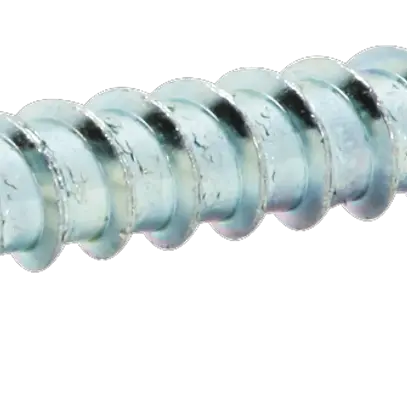 Vis à bois 6-pans 8×60mm DIN 571, fraisée, zinguée bleu 