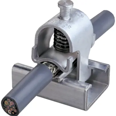 Morsetto schermato 11.5…15.5 Al per barra profilata a C W4382/4383 