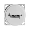 Boîte de raccordement INC JK ST.2×RJ45 blanc 