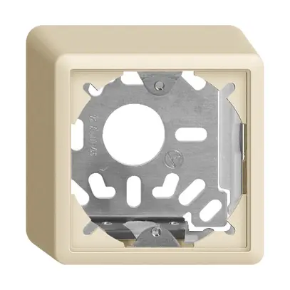 Kappe mit Grundplatte 54mm EDIZIOdue crema, universal 