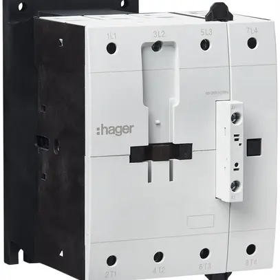 Contacteur de puissance Hager 4P 200A à AC-1 tension de bobine 230VAC 
