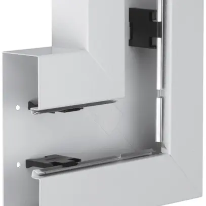 Angle plat tehalit BRS 65210 gris clair 