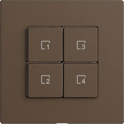 Comando per pulsante scena 4 scene/4T Edue Wiser coffee 