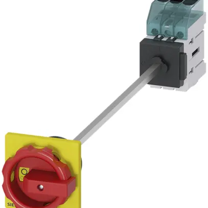 Lasttrennschalter Siemens SENTRON 3LD3 Boden 40A 3L 66×66mm rt/gb 