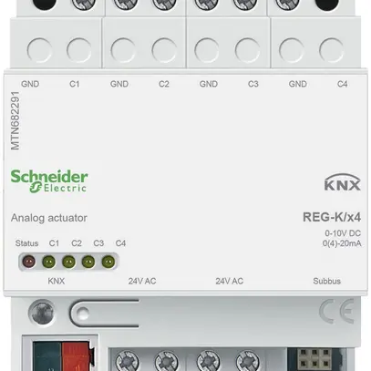 Actionneur analogique AMD KNX SE, 4-fois, MTN682291 