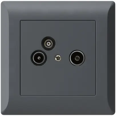 Presa antenna INC R/TV/dati kallysto.line 2GHz 10.5db antracite 