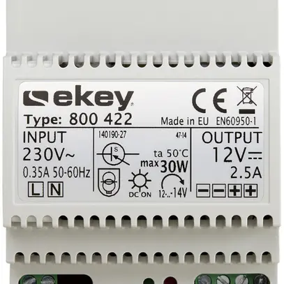Alimentazione AMD Hager ekey 230AC/12VDC/2A 