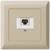 Presa di raccordo INC kallysto.line 1×RJ45u beige 