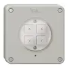 UP-Storenschalter 2K/4T NEVO Wiser lichtgrau 