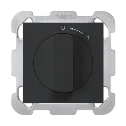 UP-Schwenktaster 0<-1/1L schwarz kallysto mit Drehgriff 