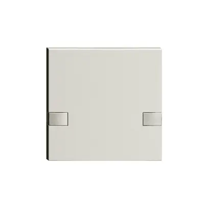 Touche 1/1 KNX/électron.s.LED EDIZIOdue 2× commande simple, gris clair 