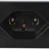 Presa INS Steffen FLF 3/5, 1×T23 16A, senza alogeno, nero 