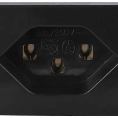 Prise INC Steffen FLF 3/5, 1×T23 16A, sans halogène, noir 