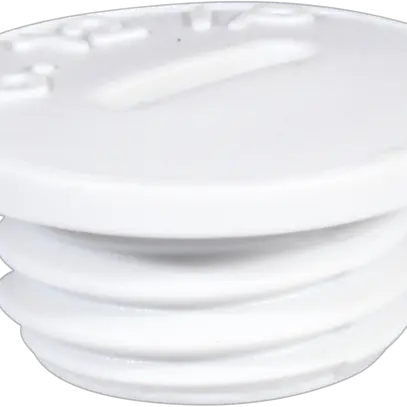 Tappo con bordo PS M12 grigio chiaro 