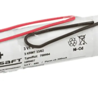 Accu NiCd 3.6V/2.2Ah pour luminaire de secours LEG U34LED (1h 250lm) 