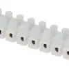 Barrette de bornes Adels-Contact 12P 0.5…6mm² 24A 450V blanc 