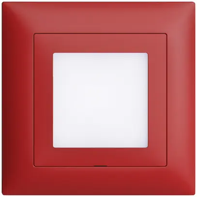 Kit frontal ENC EDIZIOdue berry 88×88mm pour luminaire LED 