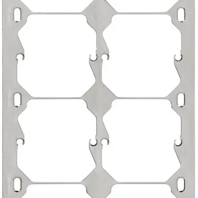 Placca di fissaggio Hager grd.4×2 137×257mm 