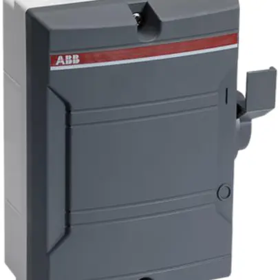 Interruttore principale AP ABB 4-poli 25 A 400V grigio scuro/grs 