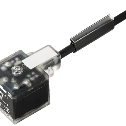 Câble Weidmüller SAIL ouvert/connecteur d'électrovanne version A 5m PUR noir 