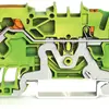 Schutzleiterklemme WAGO TOPJOB-S 2.5mm² 3L grün/gelb Serie 2102 