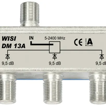 Ripartitore SAT 3 dir. DM13A DC 5…2400MHz 