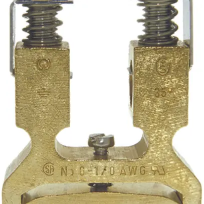 Borne de terre joignable Woertz 10…35mm² raccordement à vis 2×1 rail DIN 35mm 