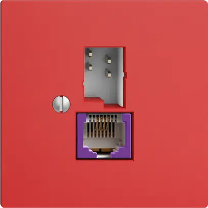 Dose T+T 6P/1×RJ45 DSL-Breitband EDIZIOdue berry 