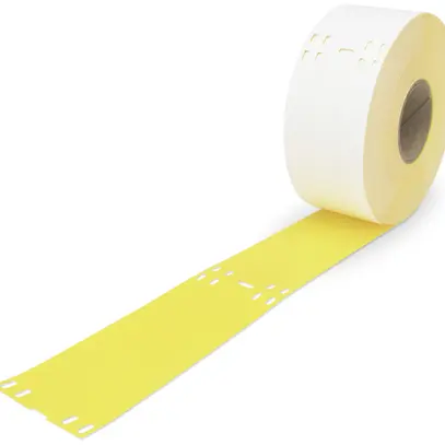 Kabelmarkierer WAGO 100×15mm gelb 800 Stk./Rolle, unbedruckt 