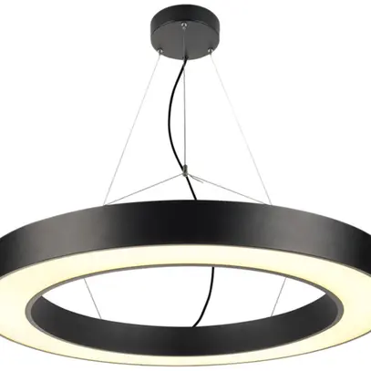 Luminaire suspendu LED SLV MEDO RING 90 55W 3945lm 3000K IP20 noir 